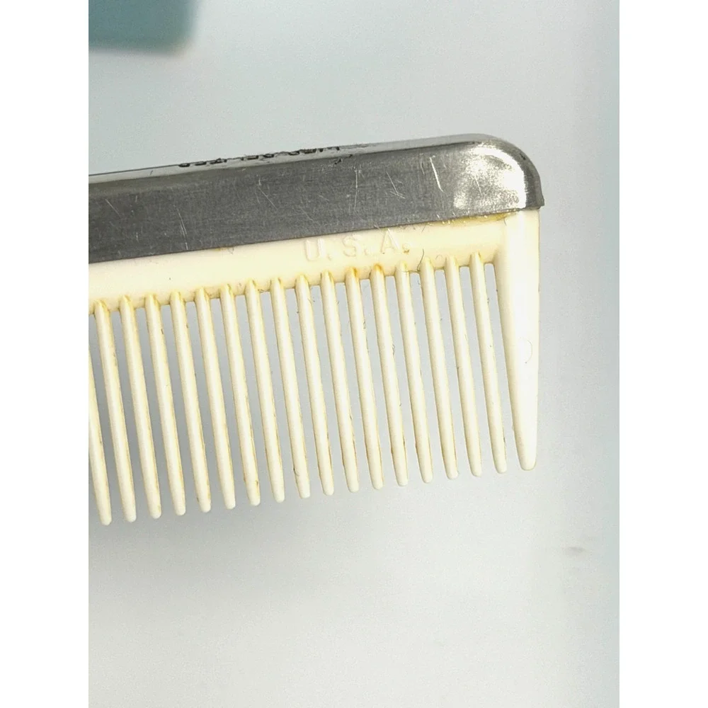 Vintage Web Pewter baby hair set with box comb and brush included